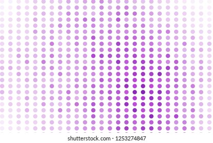 Light Purple vector cover with spots. Abstract illustration with colored bubbles in nature style. Design for posters, banners.