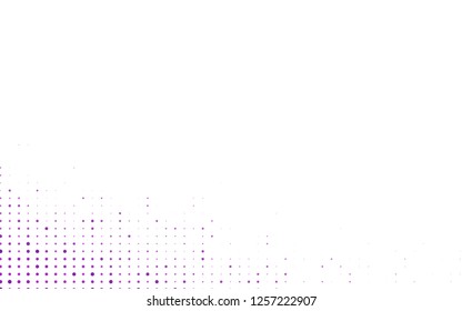 Light Purple vector cover with spots. Abstract illustration with colored bubbles in nature style. Template for your brand book.