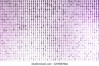 Light Purple vector cover with spots. Beautiful colored illustration with blurred circles in nature style. Design for posters, banners.