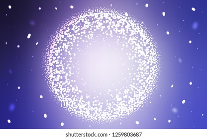 Light Purple vector cover with spots. Beautiful colored illustration with blurred circles in nature style. New template for your brand book.