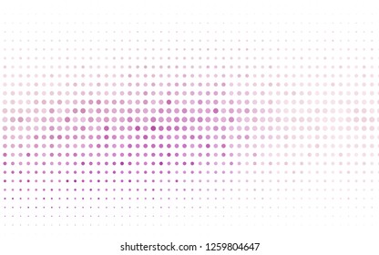 Light Purple vector cover with spots. Beautiful colored illustration with blurred circles in nature style. Pattern for ads, booklets.