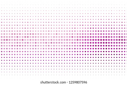 Light Purple vector cover with spots. Beautiful colored illustration with blurred circles in nature style. Pattern for beautiful websites.