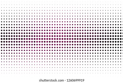 Light Purple vector cover with spots. Blurred decorative design in abstract style with bubbles. Design for business adverts.
