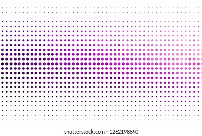 Light Purple vector cover with spots. Blurred decorative design in abstract style with bubbles. Pattern for ads, leaflets.