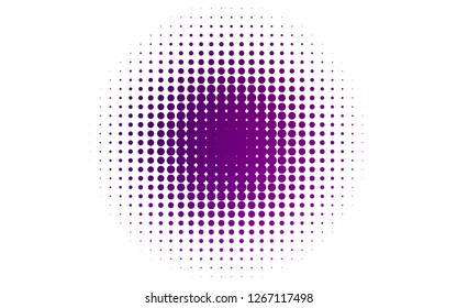 Light Purple vector cover with spots. Illustration with set of shining colorful abstract circles. Pattern of water, rain drops.