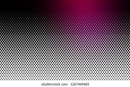 Light Purple vector cover with spots. Illustration with set of shining colorful abstract circles. Pattern of water, rain drops.