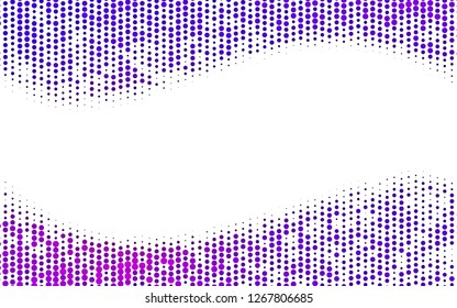 Light Purple vector cover with spots. Modern abstract illustration with colorful water drops. Design for posters, banners.