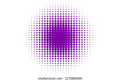 Light Purple vector cover with spots. Illustration with set of shining colorful abstract circles. Design for posters, banners.