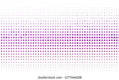 Light Purple vector cover with spots. Beautiful colored illustration with blurred circles in nature style. Design for business adverts.