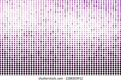 Light Purple vector cover with spots. Blurred bubbles on abstract background with colorful gradient. Design for posters, banners.