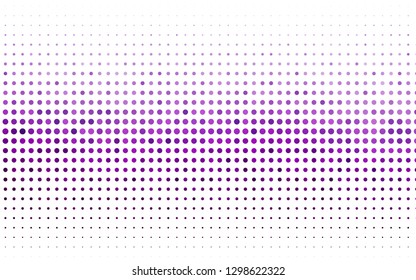 Light Purple vector cover with spots. Blurred bubbles on abstract background with colorful gradient. Design for posters, banners.