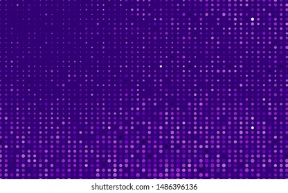Light Purple vector cover with spots. Blurred bubbles on abstract background with colorful gradient. Pattern for beautiful websites.