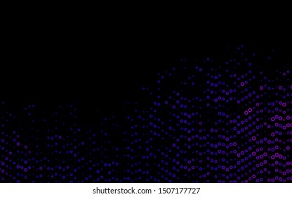 Light Purple vector cover with spots. Blurred bubbles on abstract background with colorful gradient. Pattern for beautiful websites.