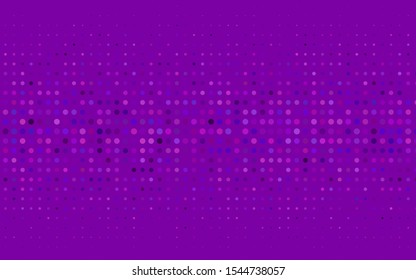 Light Purple vector cover with spots. Glitter abstract illustration with blurred drops of rain. Pattern for ads, leaflets.