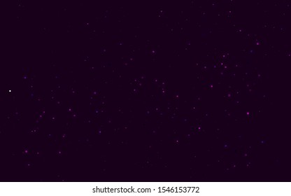 Light Purple vector  cover with spots. Illustration with set of shining colorful abstract circles. The pattern can be used for ads, leaflets of liquid.