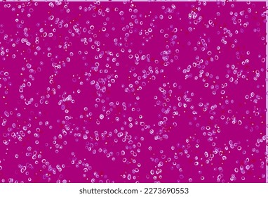 Light Purple vector cover with spots. Illustration with set of shining colorful abstract circles. Pattern for beautiful websites.