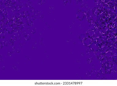 Light Purple vector cover with spots. Modern abstract illustration with colorful water drops. Design for business adverts.