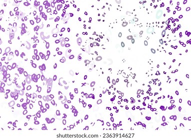 Light Purple vector cover with spots. Modern abstract illustration with colorful water drops. Completely new template for your brand book.