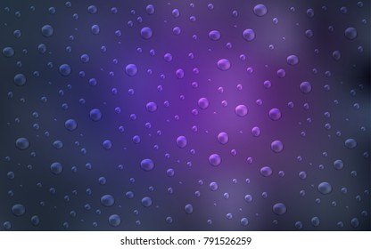 Light Purple vector cover with spots. Modern abstract illustration with colorful water drops. The pattern can be used for beautiful websites.
