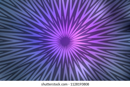 Light Purple vector cover with stright stripes. Lines on blurred abstract background with gradient. Smart design for your business advert.