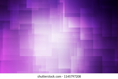 Light Purple vector cover with stright stripes. Modern geometrical abstract illustration with Lines. Smart design for your business advert.