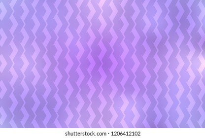Light Purple vector cover with stright stripes. Blurred decorative design in simple style with lines. Pattern for ad, booklets, leaflets.