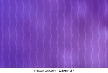 Light Purple vector cover with stright stripes. Modern geometrical abstract illustration with Lines. Smart design for your business advert.