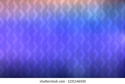 Light Purple vector cover with stright stripes. Blurred decorative design in simple style with lines. Pattern for ad, booklets, leaflets.