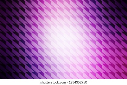 Light Purple vector cover with stright stripes. Glitter abstract illustration with colorful sticks. Pattern for ads, posters, banners.