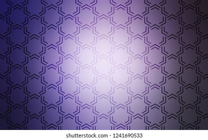Light Purple vector cover with stright stripes. Decorative shining illustration with lines on abstract template. The pattern for ad, booklets, leaflets.