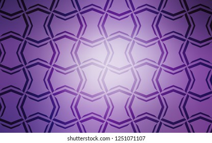 Light Purple vector cover with stright stripes. Glitter abstract illustration with colored sticks. Pattern for ads, posters, banners.