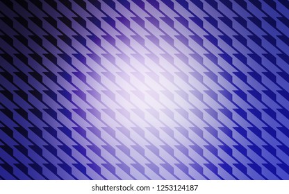 Light Purple vector cover with stright stripes. Lines on blurred abstract background with gradient. Pattern for ads, posters, banners.