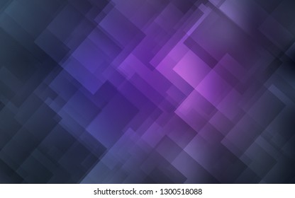 Light Purple vector cover with stright stripes. Glitter abstract illustration with colored sticks. The pattern for ad, booklets, leaflets.