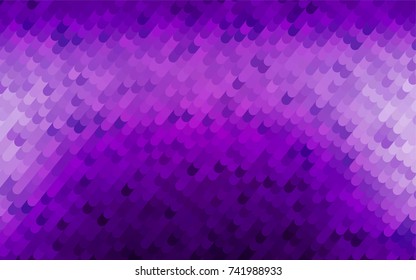 Light Purple vector crooked abstract pattern. Modern geometrical abstract illustration with gradient bandy lines. Brand-new style for your business design.