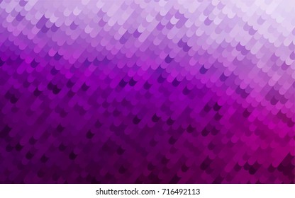 Light Purple vector curved template. Shining illustration, which consist of curved lines. The polygonal design can be used for your web site.