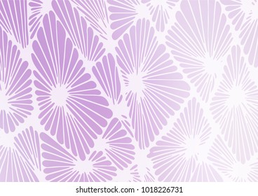 Light Purple vector doodle blurred pattern. A vague abstract illustration with doodles in Indian style. The pattern can be used for wallpapers and coloring books.
