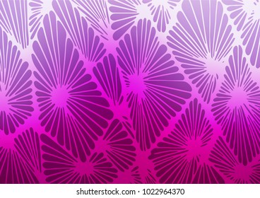 Light Purple vector doodle blurred texture. Decorative shining illustration with doodles on abstract template. The pattern can be used for coloring books and pages for kids.