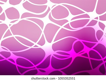 Light Purple vector doodle blurred template. An elegant bright illustration with lines in Natural style. The completely new template can be used for your brand book.