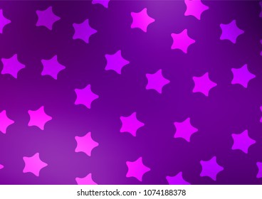 Light Purple vector doodle blurred template. Creative illustration in blurred style with doodles and Zen tangles. Brand-new style for your business design.