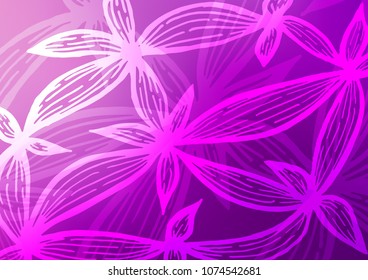 Light Purple vector doodle blurred template. A completely new color illustration in doodle style. The pattern can be used for heads of websites and designs.