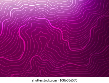 Light Purple vector doodle blurred texture. Colorful abstract illustration with lines in Asian style. A new texture for your design.