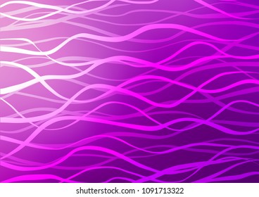 Light Purple vector doodle blurred template. Shining colored illustration with doodles in Zen tangle style. The elegant pattern can be used as a part of a brand book.