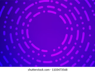 Light Purple vector doodle blurred pattern. Glitter abstract illustration with doodles and Zen tangles. The best blurred design for your business.