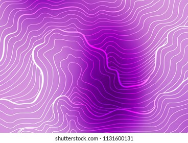 Light Purple vector doodle blurred pattern. Colorful abstract illustration with lines in Asian style. Hand painted design for web, wrapping, wallpaper.