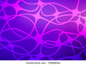 Light Purple vector doodle blurred template. Modern geometrical abstract illustration with doodles. The textured pattern can be used for website.
