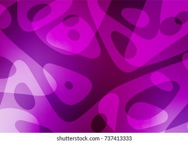 Light Purple vector doodle blurred background. Blurred decorative design in Indian style with Zen tangles. Brand-new design for your business.