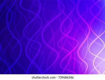 Light Purple vector doodle blurred template. Blurred decorative design in Indian style with Zen tangles. The pattern can be used for heads of websites and designs.