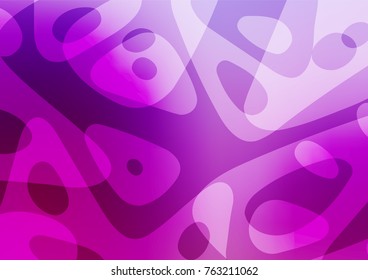 Light Purple vector doodle blurred texture. Blurred decorative design in Indian style with Zen tangles. Brand-new design for your business.