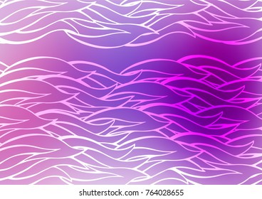 Light Purple vector doodle blurred texture. An elegant bright illustration with lines in Natural style. The textured pattern can be used for website.