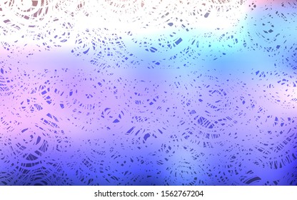 Light Purple vector doodle bright layout. An elegant bright illustration with roses in Natural style. A completely new design for your business.